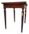 Mid-18th Century Walnut Inlaid Bedside or Side Table with Drawer, Italy For Sale