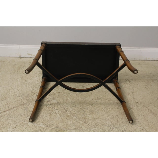 Neoclassical Paint Decorated Flip Top Box on Stand For Sale - Image 12 of 13