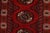 Red Turkmen Runner 2’7” X 9’2” Red Wool Vintage Tribal Hand-Knotted Oriental Rug For Sale - Image 8 of 12