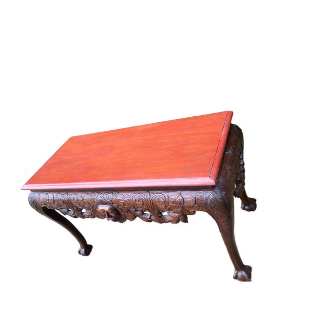 Antique Irish Mahogany Serving Table For Sale - Image 10 of 14