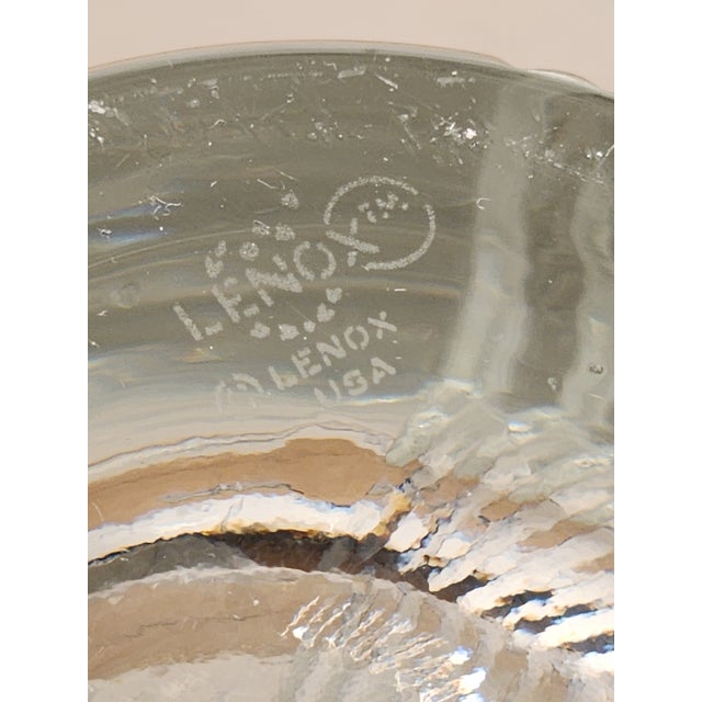 Vintage Lenox 11" Heavy Cut Crystal Vase, 1992 or Earlier – 9.9 LBS For Sale - Image 12 of 18