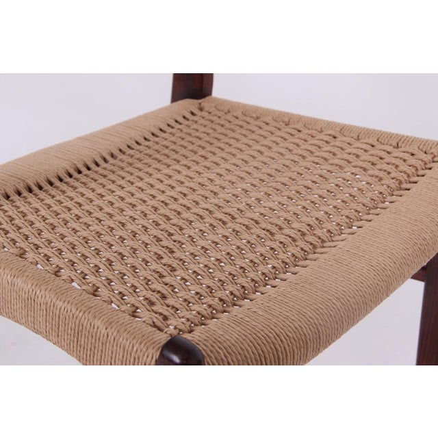 Dining Room Chairs in Rosewood by Arne Wahl Iversen, Denmark, 1970s, Set of 4 For Sale - Image 12 of 18