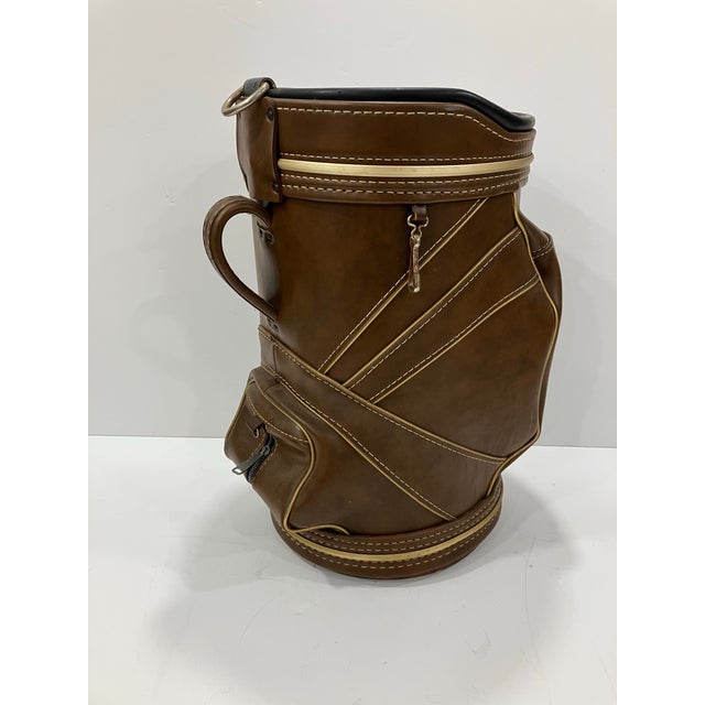 Animal Skin Golfers Leather Wastebasket For Sale - Image 7 of 10