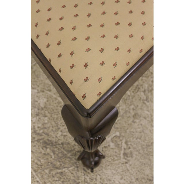 Brown Set of 8 Henkel Harris Clawfoot Mahogany Dining Room Chairs For Sale - Image 8 of 13