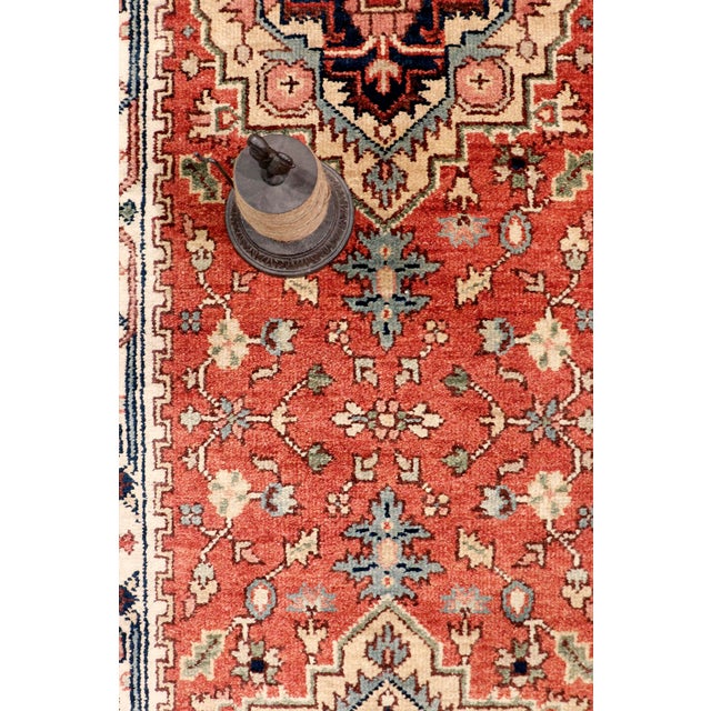 Traditional Serapi Wool Rust Area Rug- 8' 0'' X 10' 4'' For Sale - Image 3 of 6