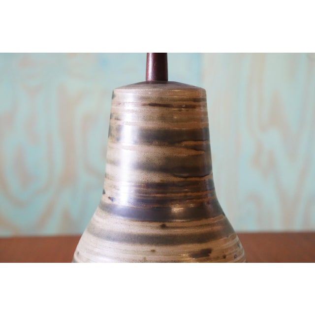 1960s Gordon and Jane Martz M120 Lamp for Marshall Studios Green Earth Tones For Sale - Image 6 of 12