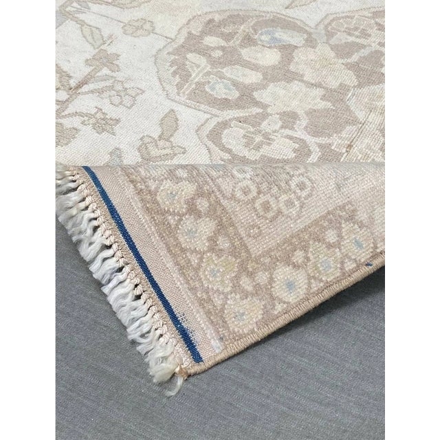 Traditional 1970s Old Vintage Persian Turkeman Area Rug 4x5 For Sale - Image 3 of 10