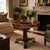 This elegant Italian center table by Rho Mobili D’Epoca (Cabiate, Italy) showcases classic craftsmanship with a touch of...