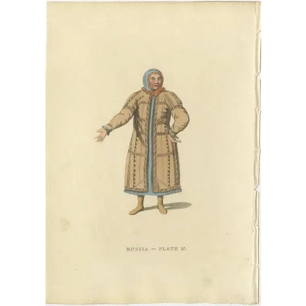 Traditional Attire of the Ostiak: Siberian Culture, 1814, Print For Sale - Image 3 of 6