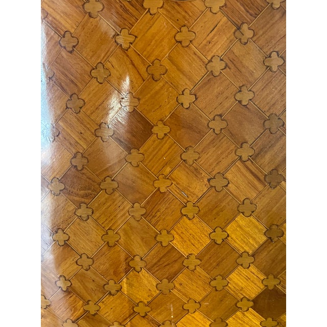 Mid 20th Century Vintage French Louis 16th Commode With Bronze Mounts and Marble Top For Sale - Image 12 of 12