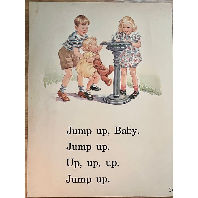 Vintage Framed Children’s Storybook Prints – Set of 4 Whimsical Nursery Illustrations For Sale - Image 18 of 18