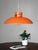 Scandinavian Pendant Lamp in Orange Plastic, 1960s For Sale - Image 3 of 9