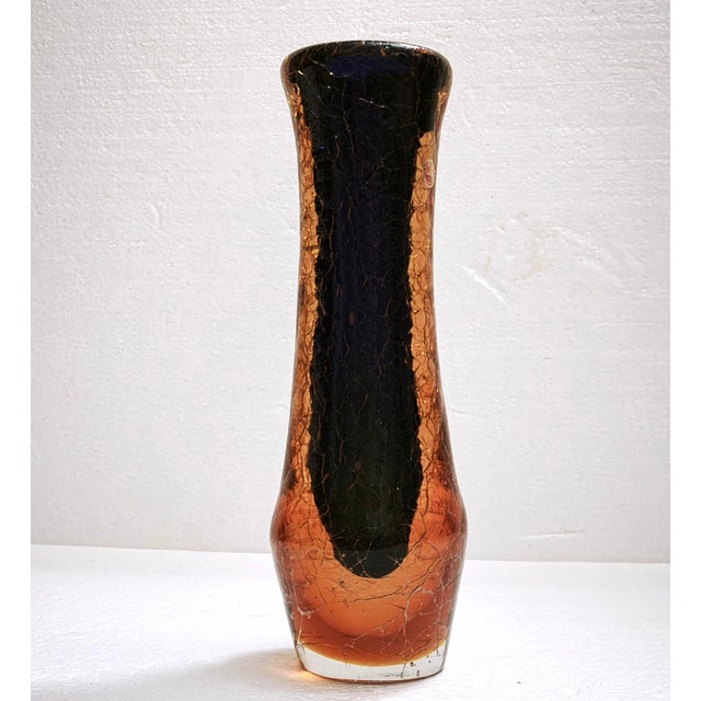 Vintage Murano Art Glass Vase, Italy, 1960s For Sale - Image 11 of 18