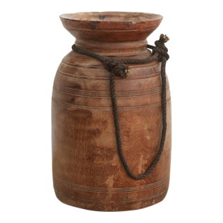 16" Tall Antique Storage Pot For Sale