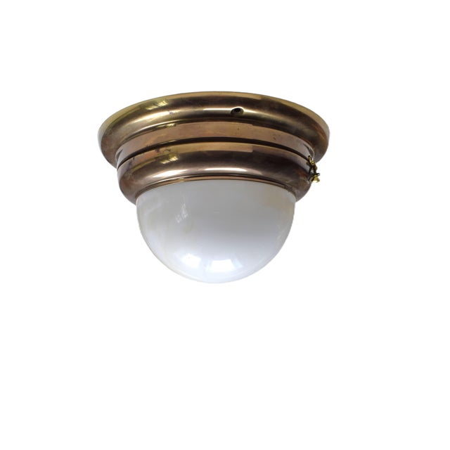 Antique Viennese Rail Ceiling Light by Otto Wagner For Sale - Image 4 of 6
