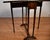 1920s Antique English Mahogany Banded Satinwood Drop-Leaf Side Table For Sale - Image 9 of 12