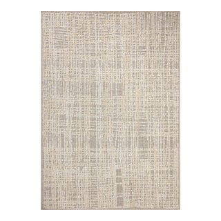 Amber Lewis x Loloi Bexley Rug in Natural / Dove 2'-7" x 4' Accent Rug For Sale