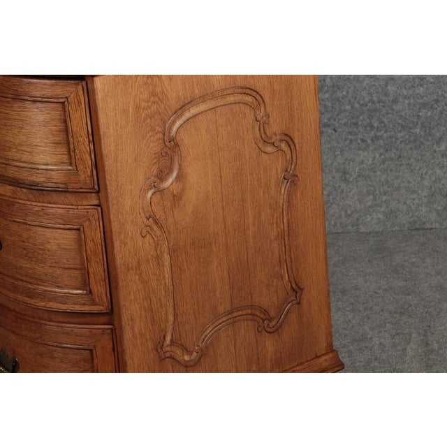 Antique 18th Century Baroque Oak Chest of Drawers, 1750s For Sale - Image 18 of 18