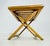 Vintage Folding Teak Slatted Stool by Summit Furniture, Outdoor or Indoor Seat For Sale - Image 13 of 16