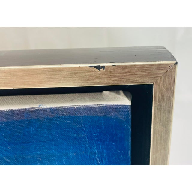 1990s Large Abstract Color Field Oil Painting by H. Scott, Framed For Sale In Los Angeles - Image 6 of 18