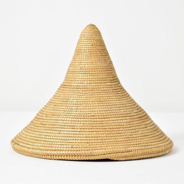 African Early 20th Century Tutsi Basket Lid Rwanda For Sale - Image 3 of 7
