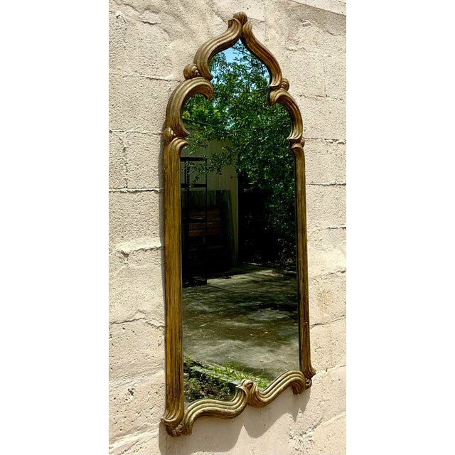 Late 20th Century Vintage Temple Gilt Mirror For Sale - Image 4 of 12