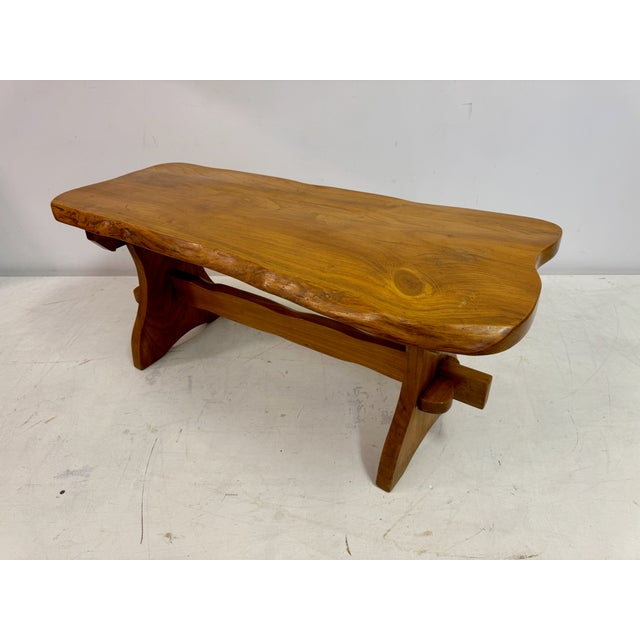 1960s Mid-Century Elm Coffee Table, 1960s For Sale - Image 5 of 14
