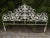 1930s French Art Deco King Size Headboard Cast Iron For Sale - Image 4 of 9
