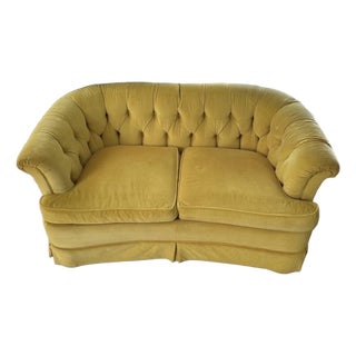 1970’s Authentic Mid-Century Hollywood Regency Couch and Loveseat Set For Sale