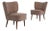 19th Century France Mauve Wood Lounge Chair For Sale