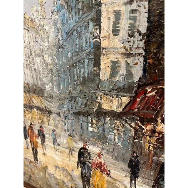 Caroline Burnett (1877-1950) Impressionist Paris Cityscape Oil Painting For Sale - Image 11 of 12