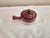 Vintage Stoneware Brown Drip Glaze Bowl With Handle and Lid For Sale - Image 4 of 7