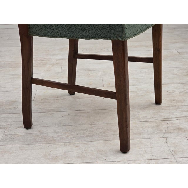 Danish Dining Chairs in Furniture Wool and Oak Wood, 1960s, Set of 6 For Sale - Image 15 of 18