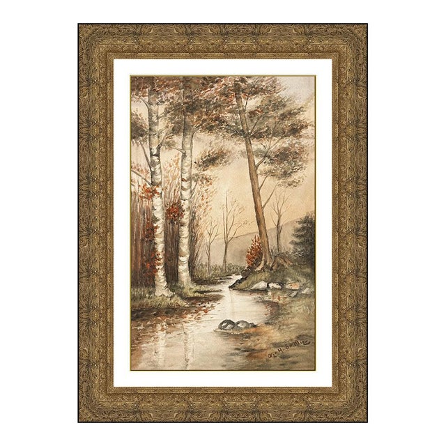 Late 19th Century Cherry Creek, George Henry Smillie | Chairish