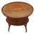 Antique Oval Inlaid Satin Walnut Centre or Window Table, 1900s For Sale - Image 4 of 8