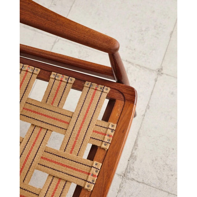 Teak Sofa with Cane Webbing, 400 Series by Hartmut Lohmeyer for Wilkhahn, Germany, 1960s For Sale - Image 10 of 18