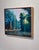 Contemporary Sunrise Pines by Tracy Wall | Mixed Media on Stretched Canvas Landscape with Pine Trees and Road For Sale - Image 3 of 4