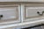 1970s 1970s Hollywood Regency Faux Bamboo Metal & Wood Four-Drawer Console Table For Sale - Image 5 of 18