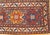 1900 - 1909 Antique Caucasian Kazak Oriental Rug with Starburst Design & Blue Field For Sale - Image 5 of 5