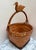 Vintage Rustic Asian Wood Carved Duck Basket For Sale - Image 10 of 10