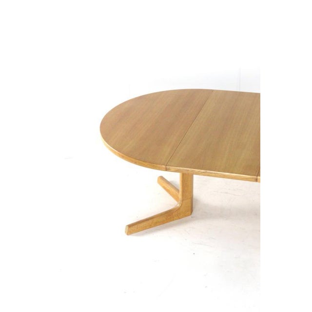 Round Extendable Oak Nordenskov Dining Table For Sale - Image 12 of 16
