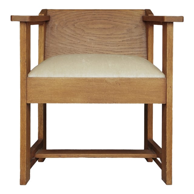 Modernist Hague School Armchair attributed to Frits Spanjaard, 1920s For Sale
