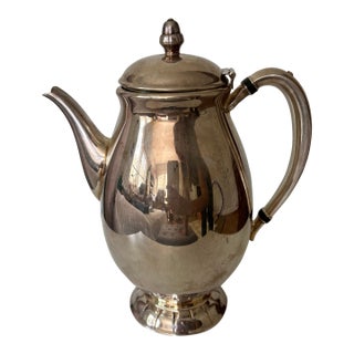 Vintage Empire Crafts Gloriana Quadruple Silver-Plate Coffee Pot For Sale