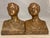 Weidlich Brothers Bronzed Youth Bookends for your consideration. Each bookend measures approx. 4 1/4 inches tall, 3 1/8...