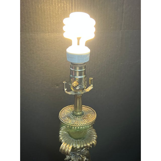 Pair of Late 20th Century European Art Bronze Cherub Sculpture Table Lamps For Sale - Image 16 of 18