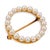Tiffany and Co. 1980s Tiffany & Co. Pearl 14k Yellow Gold Circle Brooch For Sale - Image 4 of 6