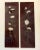 Very unique; you might not find anything similar. You are purchasing a pair of heavily lacquered panels, believed to be...