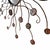 Metal Sculptural Metal Sunburst Mirror With Convex Center For Sale - Image 7 of 7