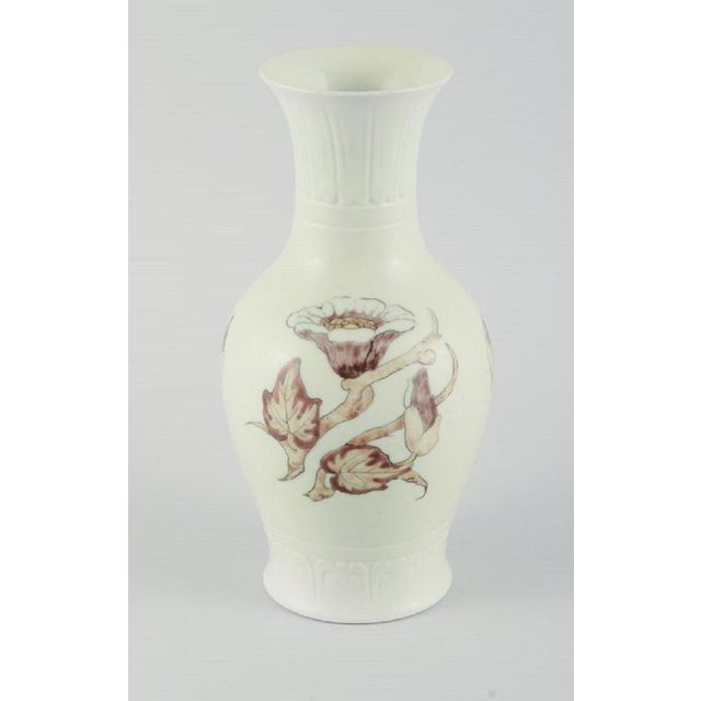 Art Deco Vase by Jo Hahn Locher for Bing & Grøndahl, 1930s For Sale - Image 3 of 6