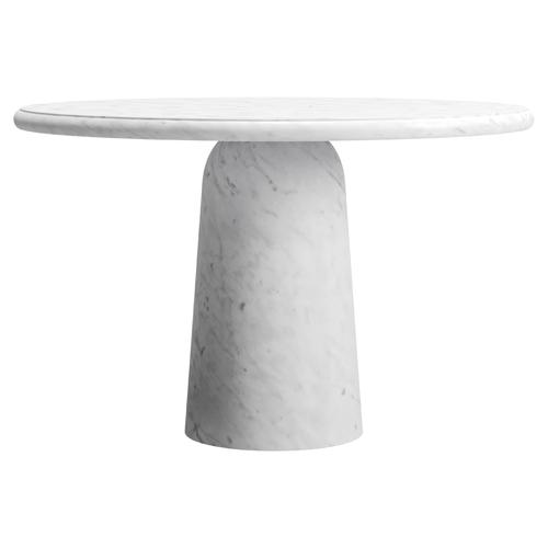 Nissa Bianco Gioia Marble Round Dining Table by Ivan Colominas For Sale - Image 10 of 10